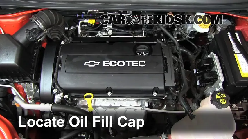 2012 Chevrolet Sonic LT 1.8L 4 Cyl. Sedan Oil